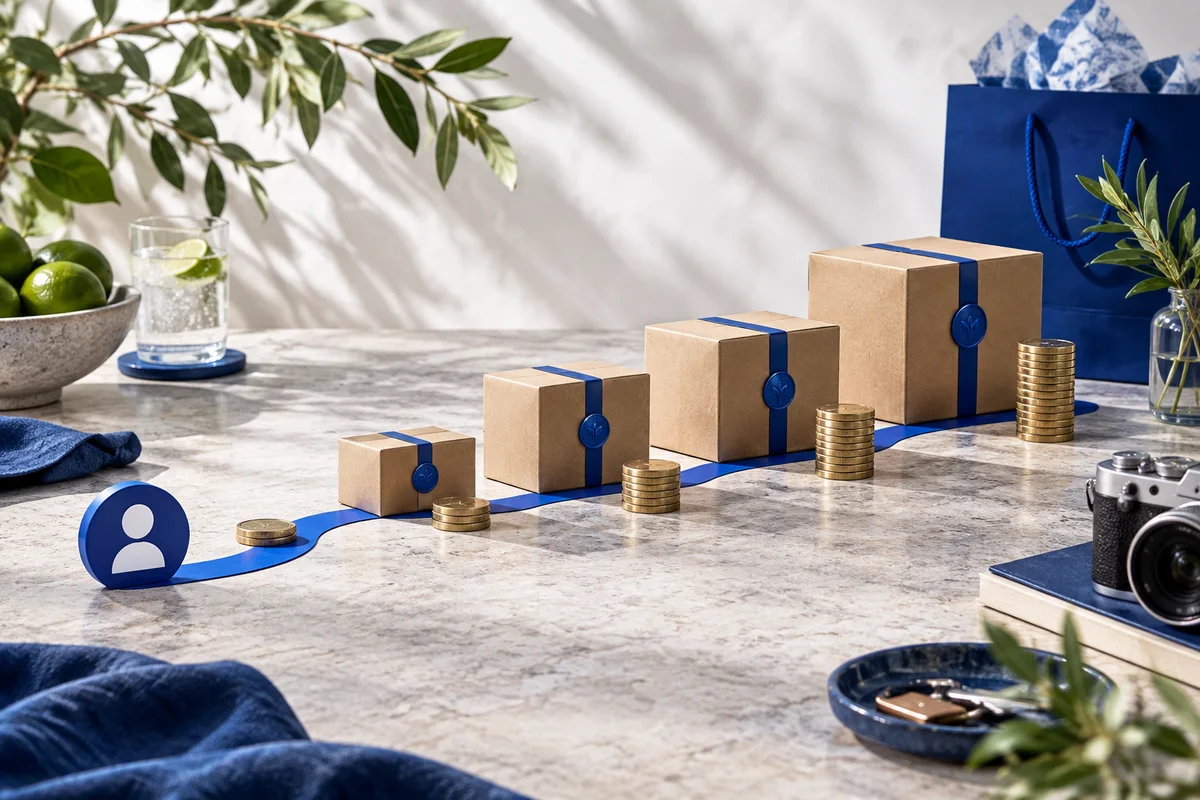 Repeat-purchase parcels and increasing customer value